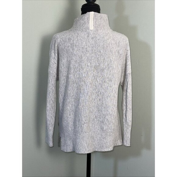 JOULES KNITWEAR Womens Size 10 Mock Cowl Neck Sweater Gray ECU Soft - Picture 9 of 11